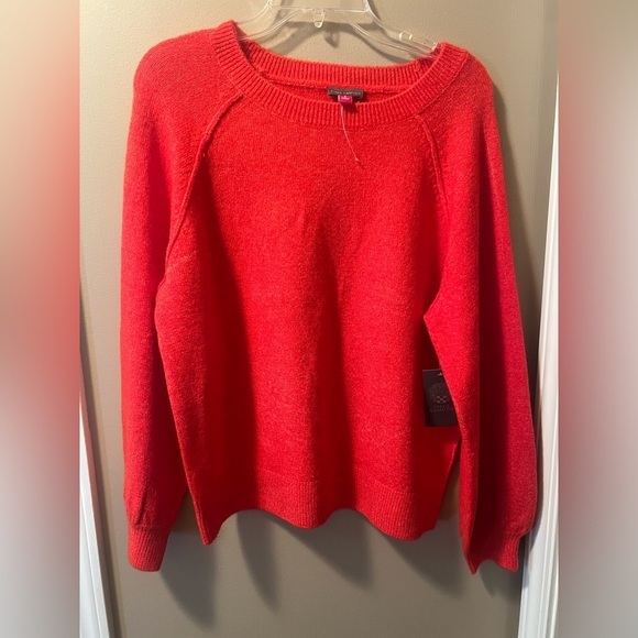 Orange/ Red Women's Sweater - Picture 1 of 4
